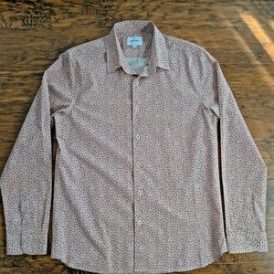 Peter Werth | Cream/Red | LS Floral Shirt